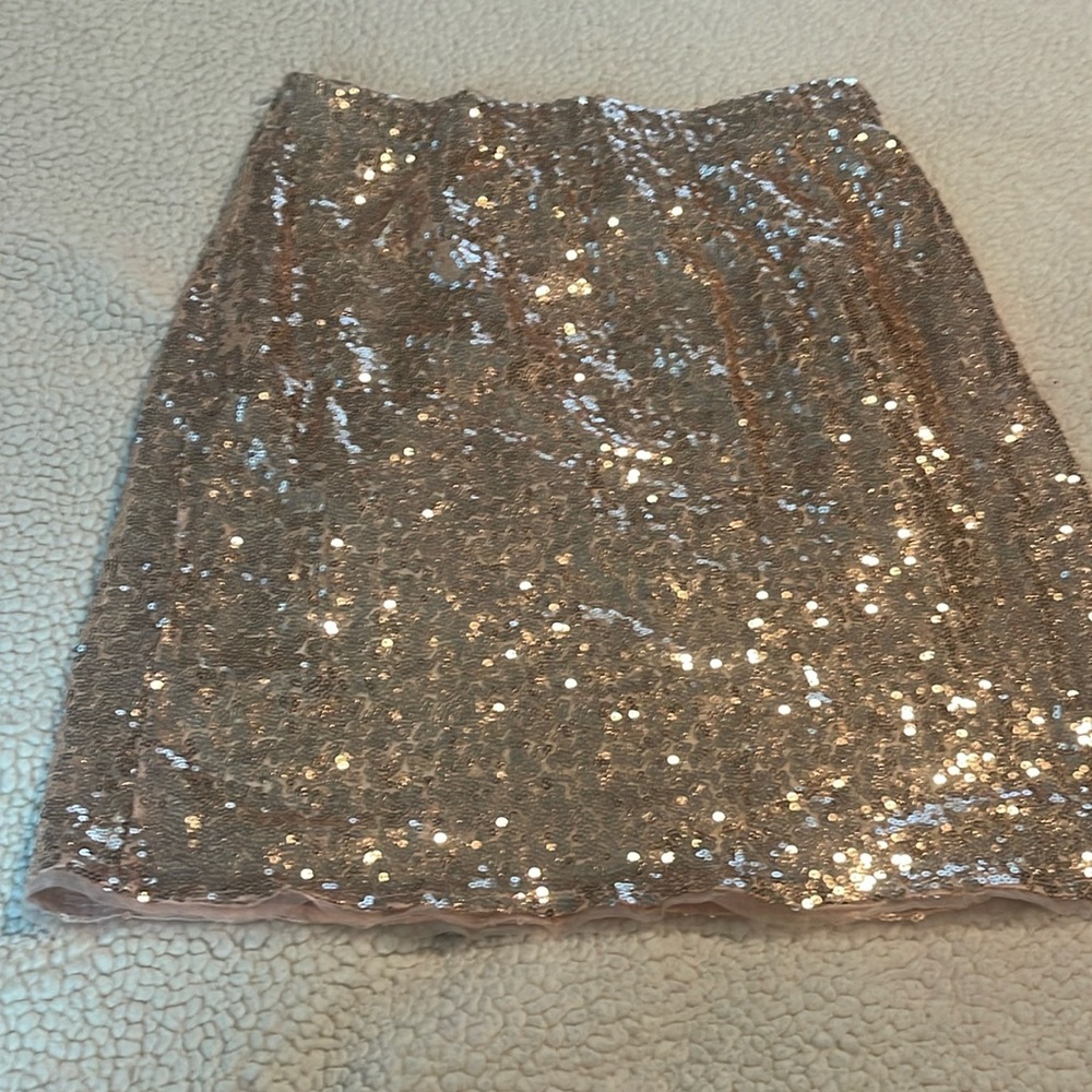 Sequin mini skirt